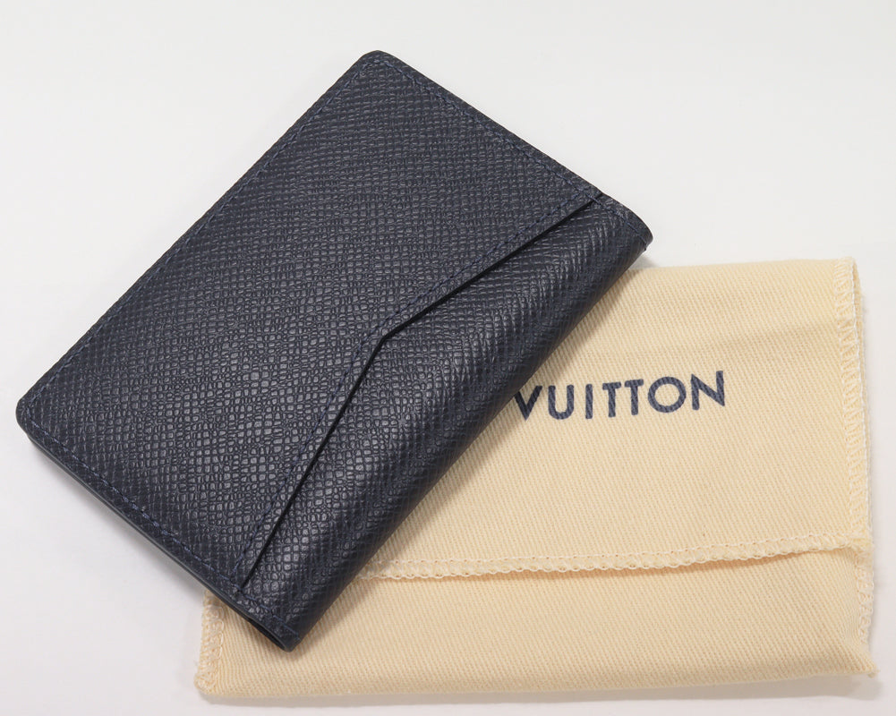 Louis Vuitton Leather Bifold Card Case M32681 in Pristine Condition