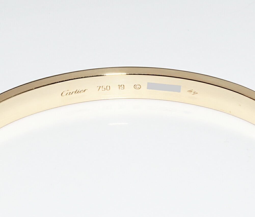 Cartier Love Bracelet Bangle K18YG B60355