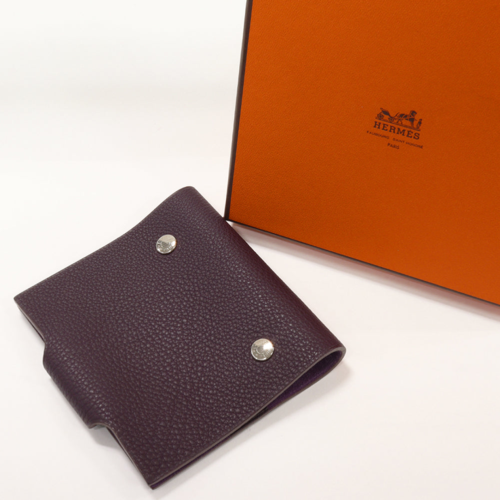 Hermes Ulysse Mini Togo Leather Notebook Cover in Pristine Condition