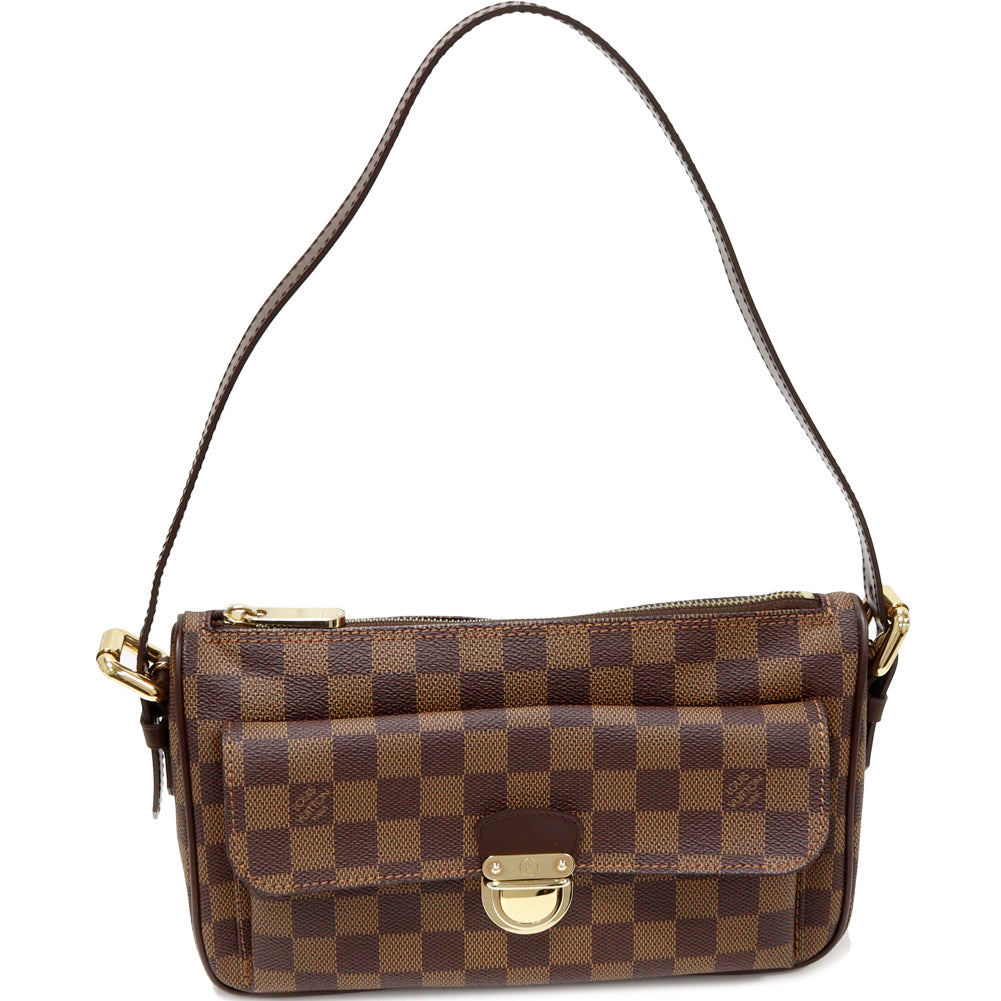 Louis Vuitton Damier Canvas Shoulder Bag N60006 in Pristine Condition