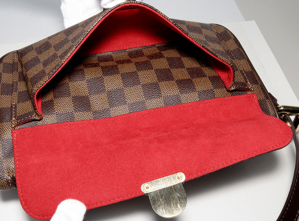 Louis Vuitton Damier Canvas Shoulder Bag N60006 in Pristine Condition