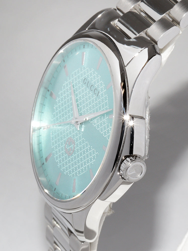 Gucci G-Timeless Stainless Steel Turquoise Quartz 126372