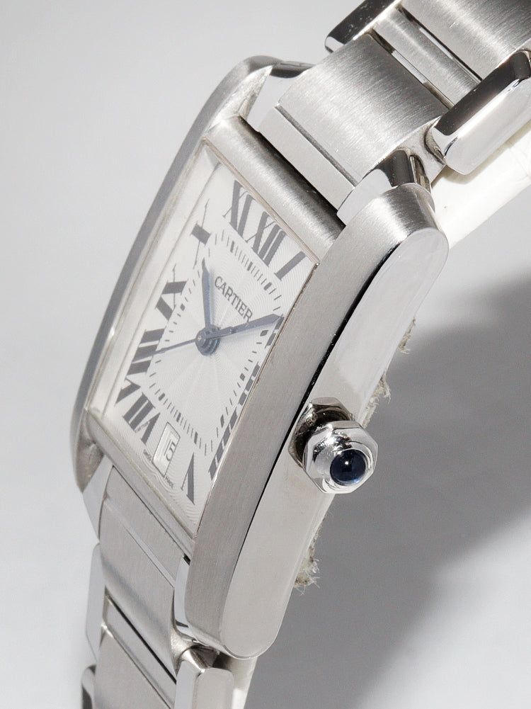 Cartier Tank Française LM Automatic Stainless Steel Watch W51002Q3