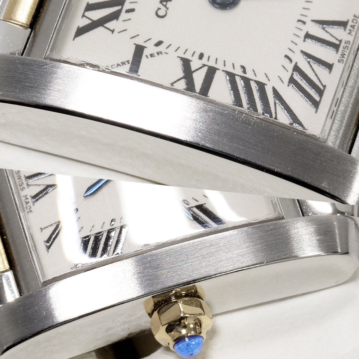 Cartier Tank Française SM W51007Q4 Stainless Steel Quartz in Great Condition