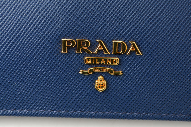 Prada Saffiano Metal Card Case 1M0945 in Pristine Condition