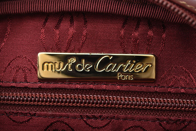 Cartier Leather 2way Crossbody Mini Bag Vintage in Excellent Condition