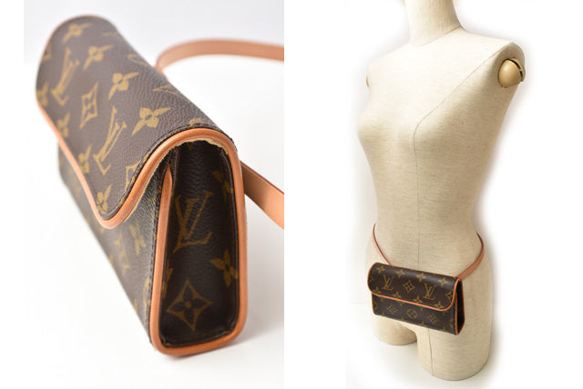 Louis Vuitton Monogram Canvas XS Pochette Florentine Waist Bag M51855 in Great Condition