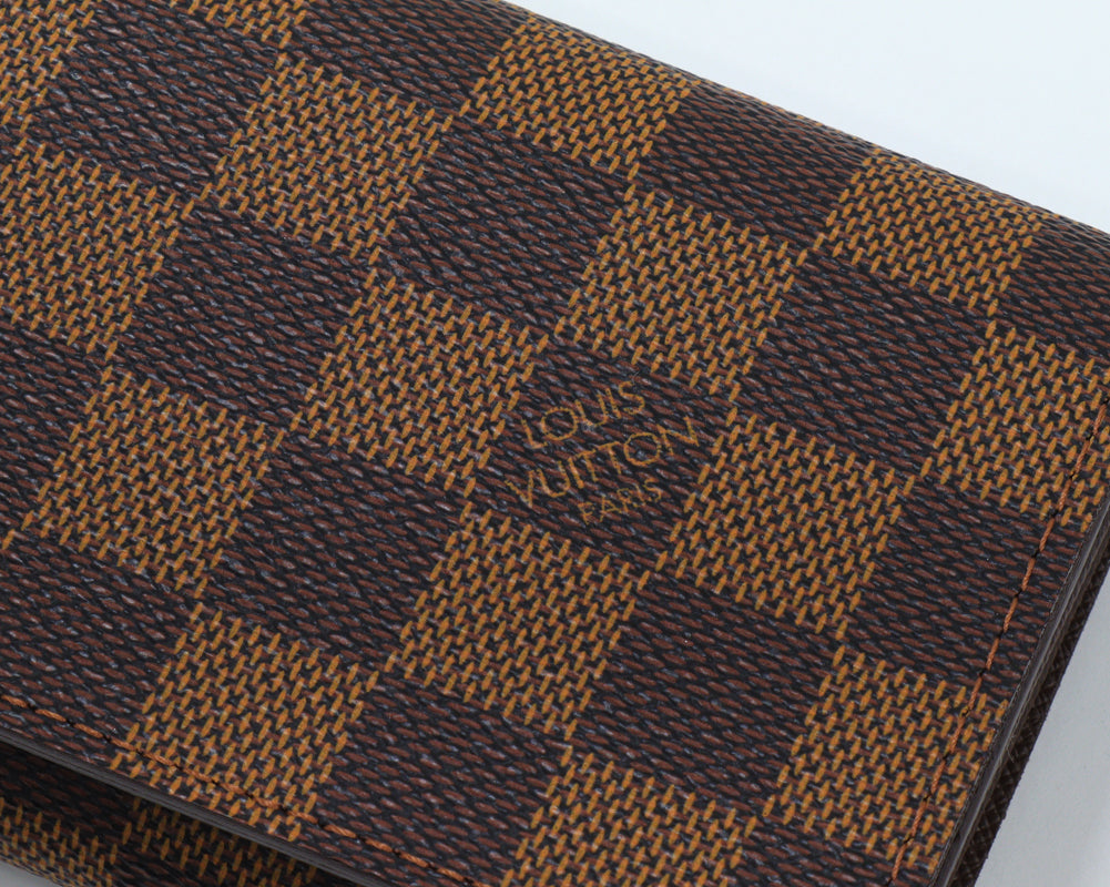 Louis Vuitton Damier Portefeuille Tresor Bifold Wallet N61736 in Pristine Condition