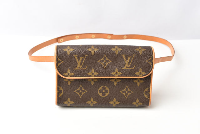 Louis Vuitton Monogram Canvas Pochette Florentine Waist Bag M51855 in Great Condition