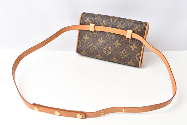 Louis Vuitton Monogram Canvas Pochette Florentine Waist Bag M51855 in Great Condition