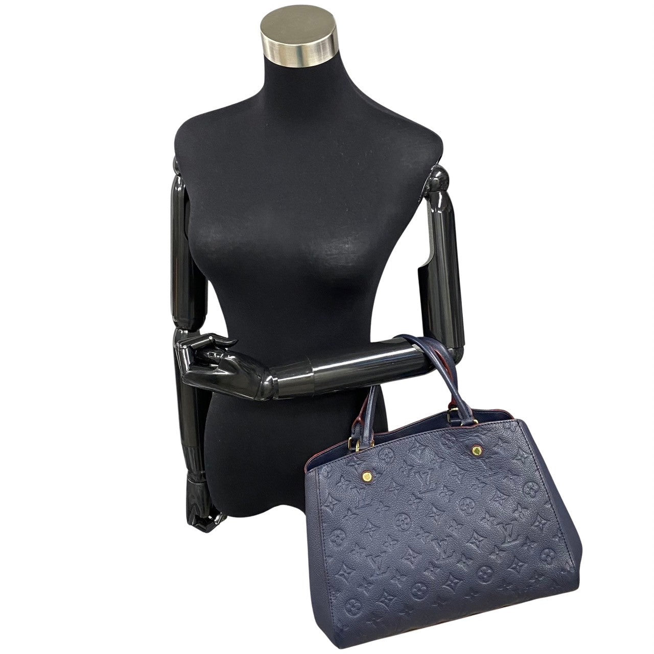 Louis Vuitton Montaigne MM Leather Handbag M42746 in Good condition