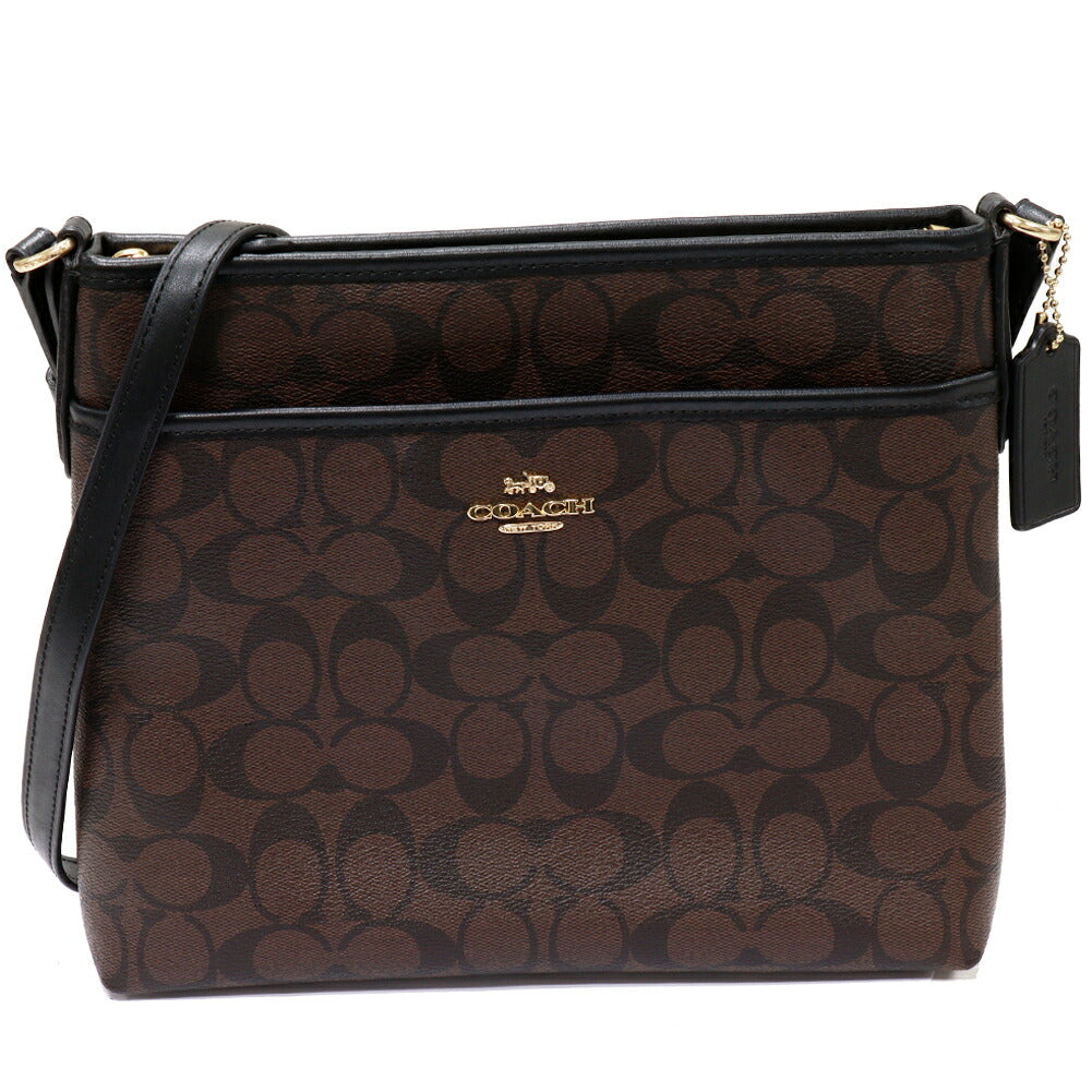 Coach Signature Crossbody Bag Dark Brown F29210