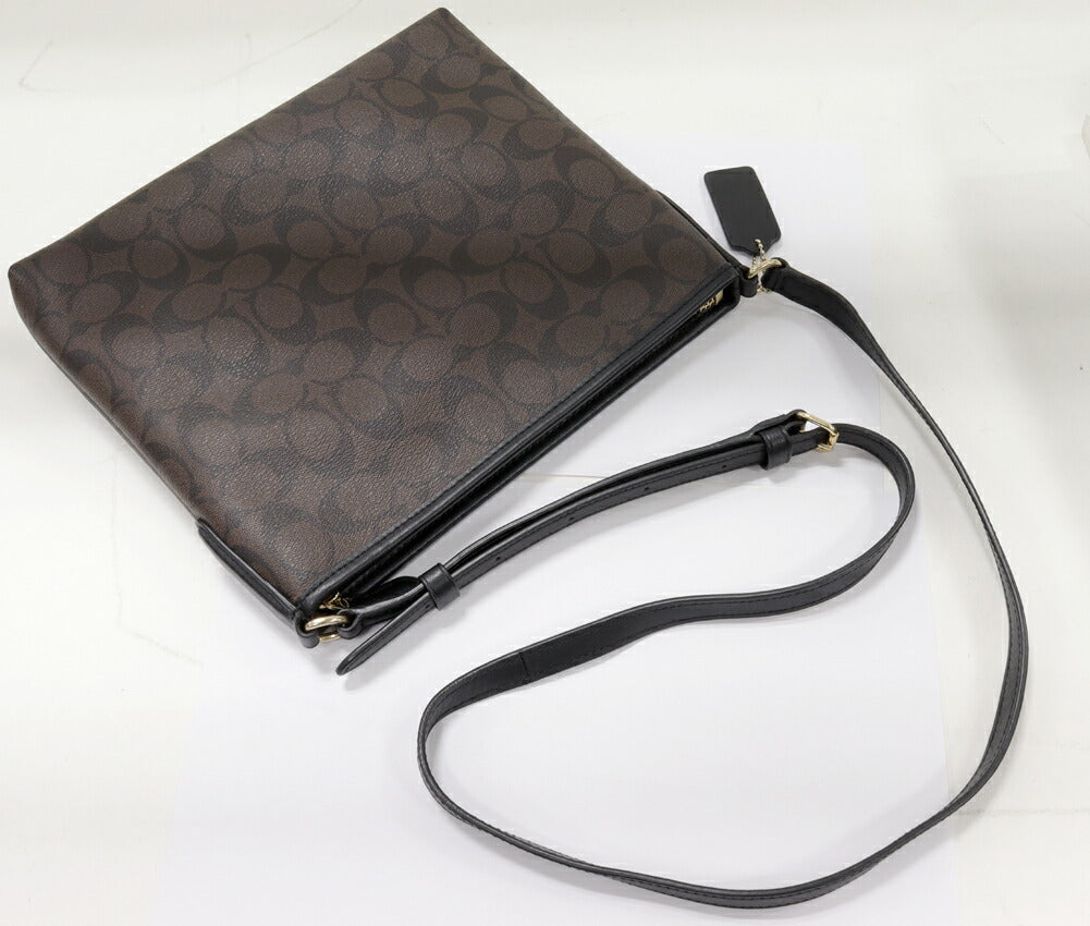 Coach Signature Crossbody Bag Dark Brown F29210