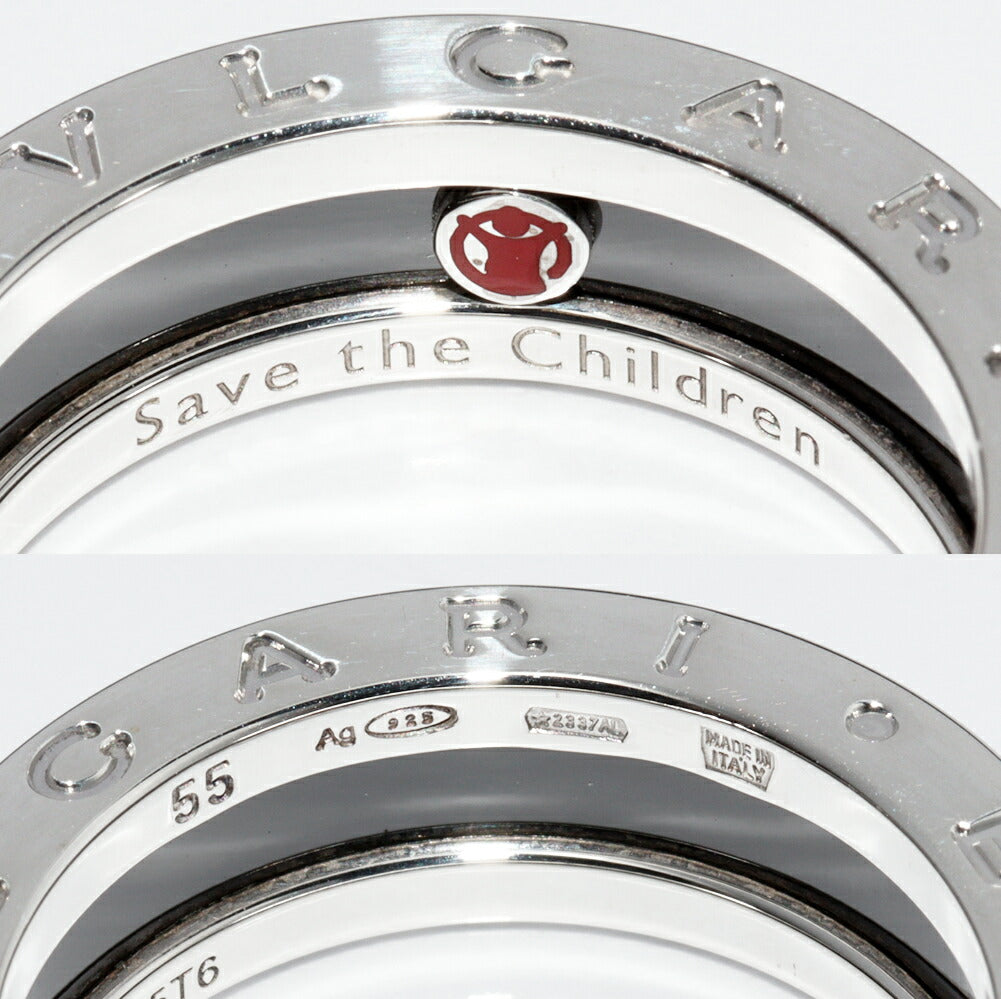 Bvlgari Black Ceramic Save the Children Ring