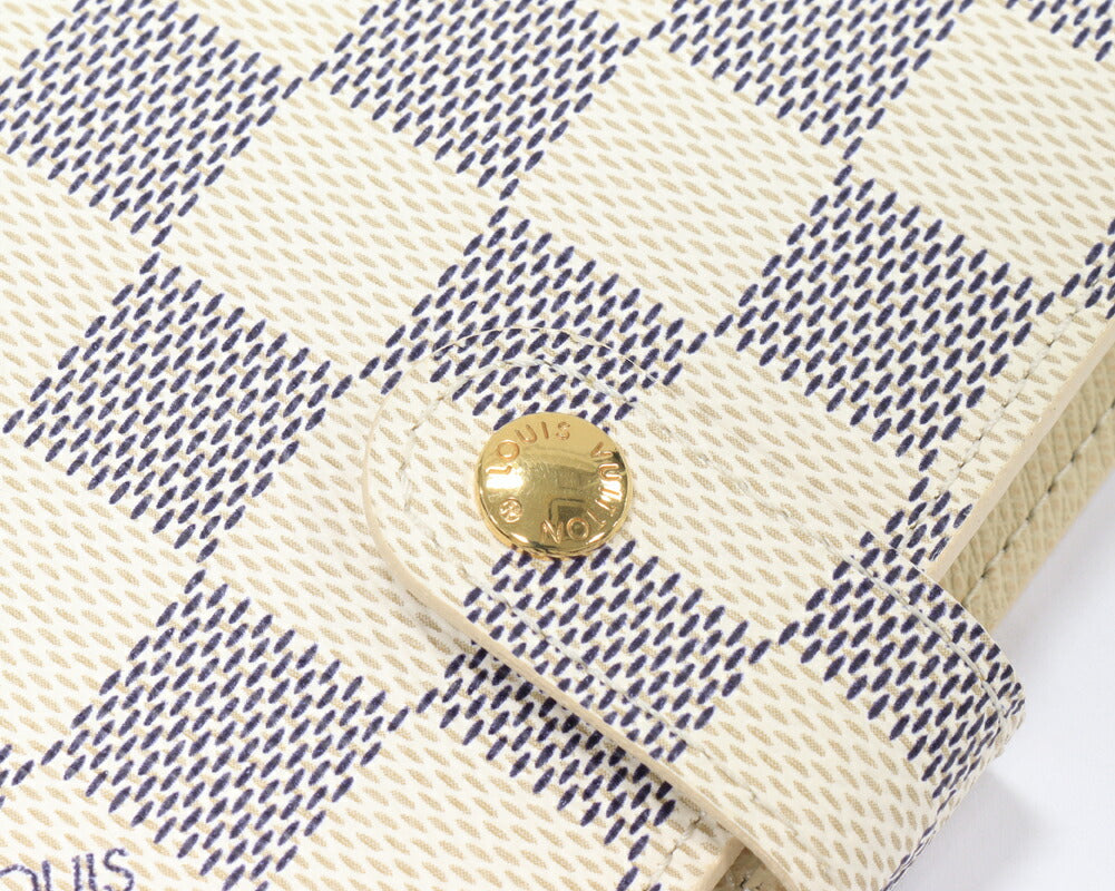 Louis Vuitton Damier Azur Agenda PM Cover in Pristine Condition