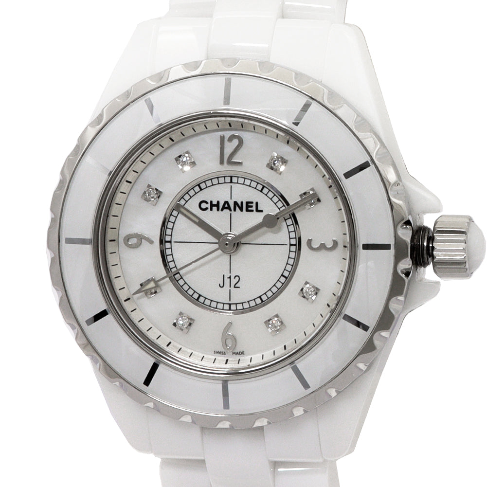 Chanel J12 H2422 White Ceramic Quartz Watch in Great Condition