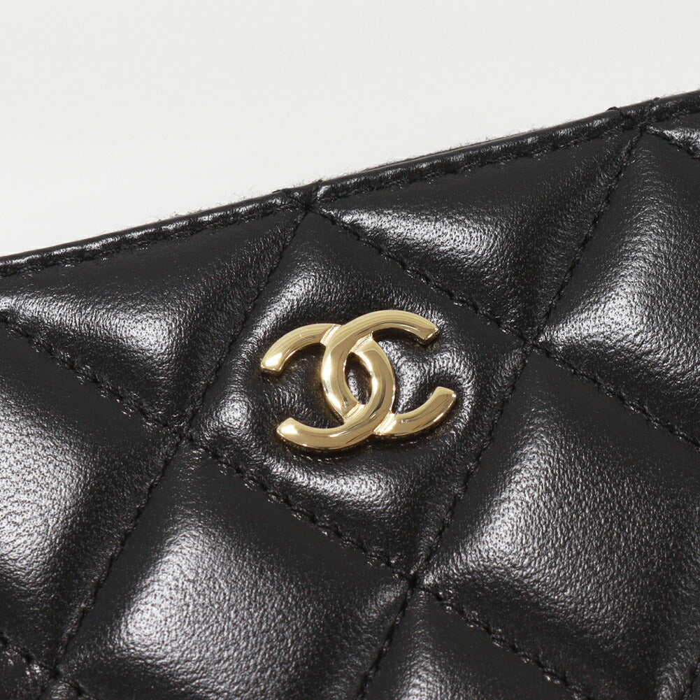 Chanel Lambskin Coin Case Classic Zip AP0216