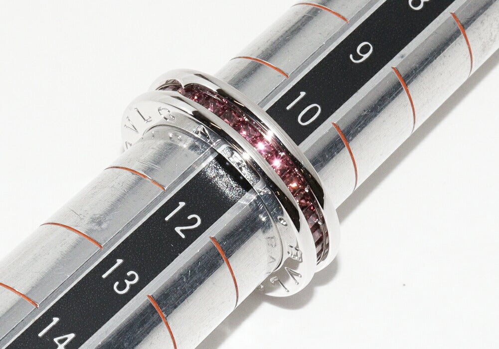 Bvlgari K18WG Garnet B.zero1 Ring AN852563