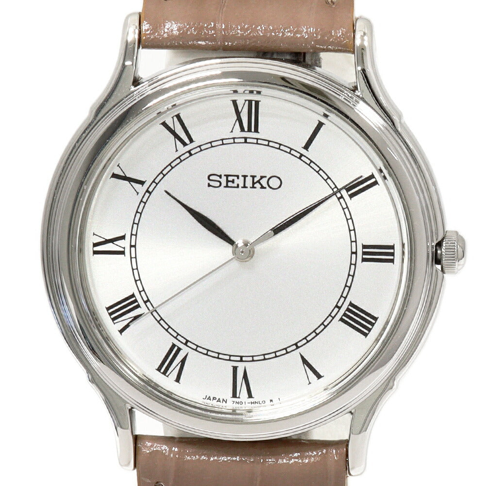 Seiko Quartz Stainless Steel Watch 7N01-HZC0