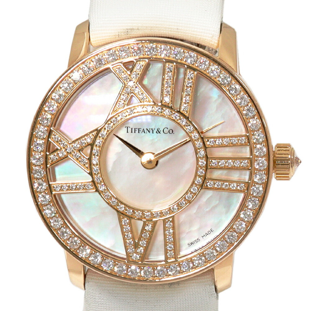 Tiffany Atlas Cocktail Round Diamond Quartz Watch