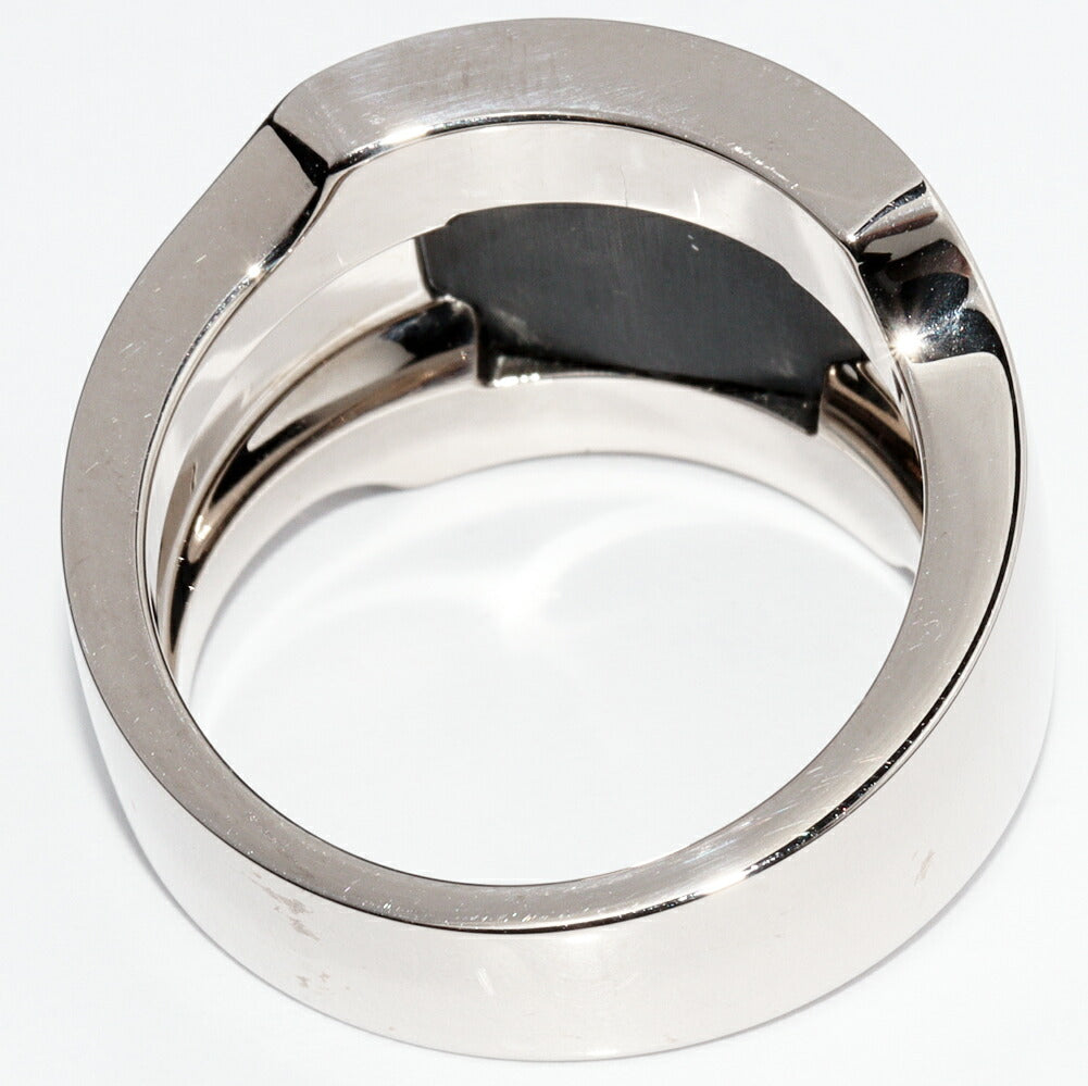 Cartier K18WG Hawk's Eye Santos Dumont Ring