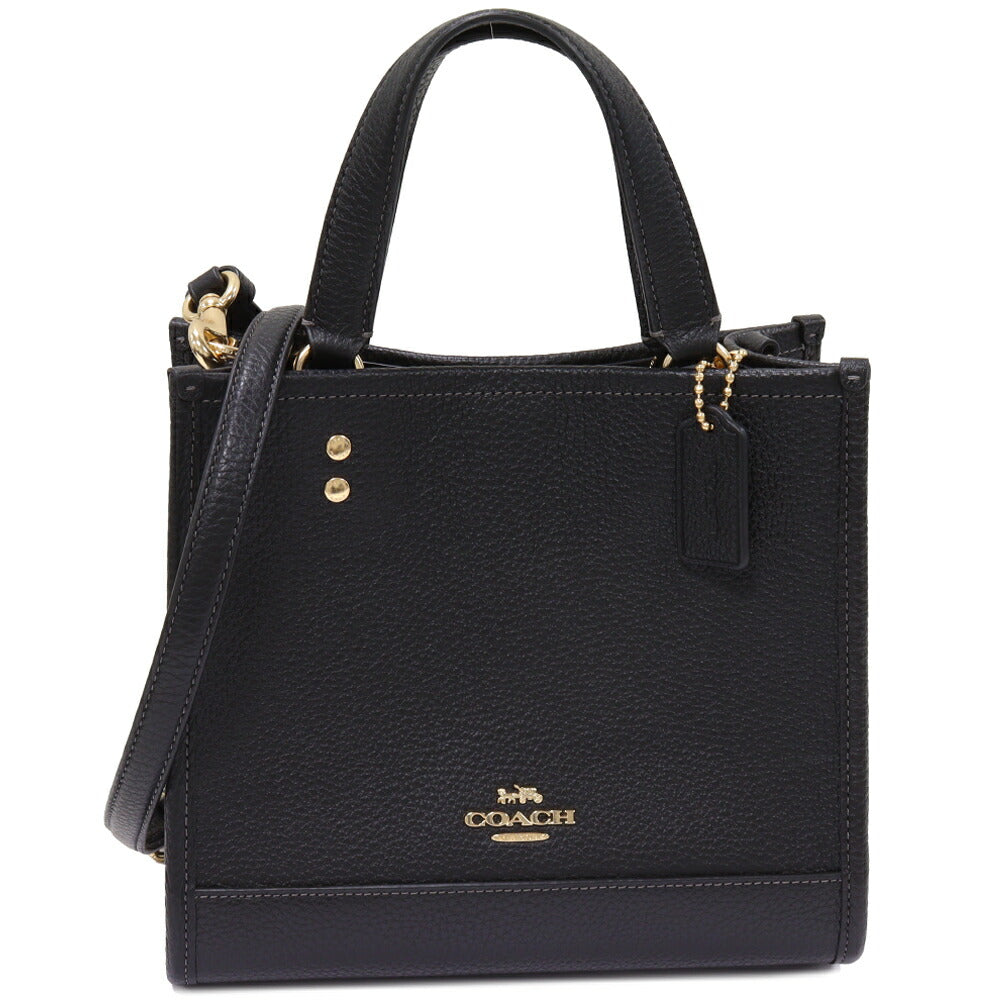 Coach Refined Pebble Leather Tote Bag