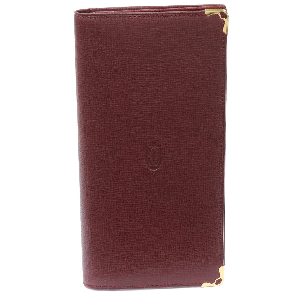 Cartier Must Line Zip Wallet Bordeaux