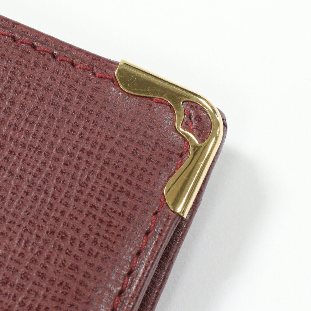 Cartier Must Line Zip Wallet Bordeaux