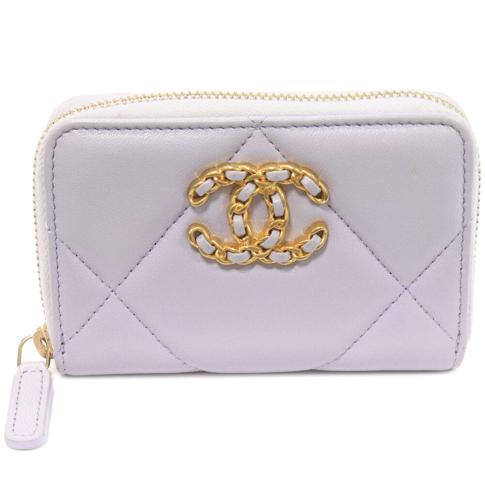 Chanel Lambskin Coin Purse Lavender