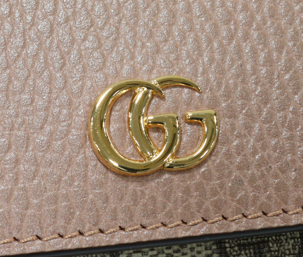 Gucci GG Supreme Bifold Wallet Dusty Pink