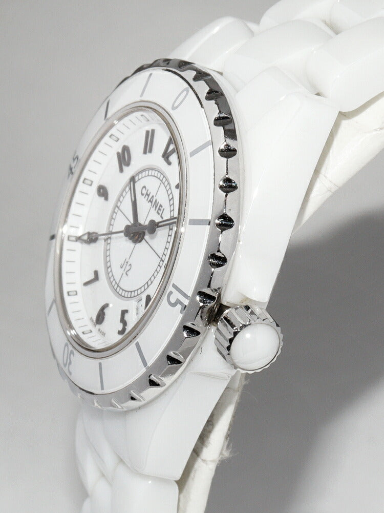 Chanel J12 H0968 White Ceramic Quartz Watch