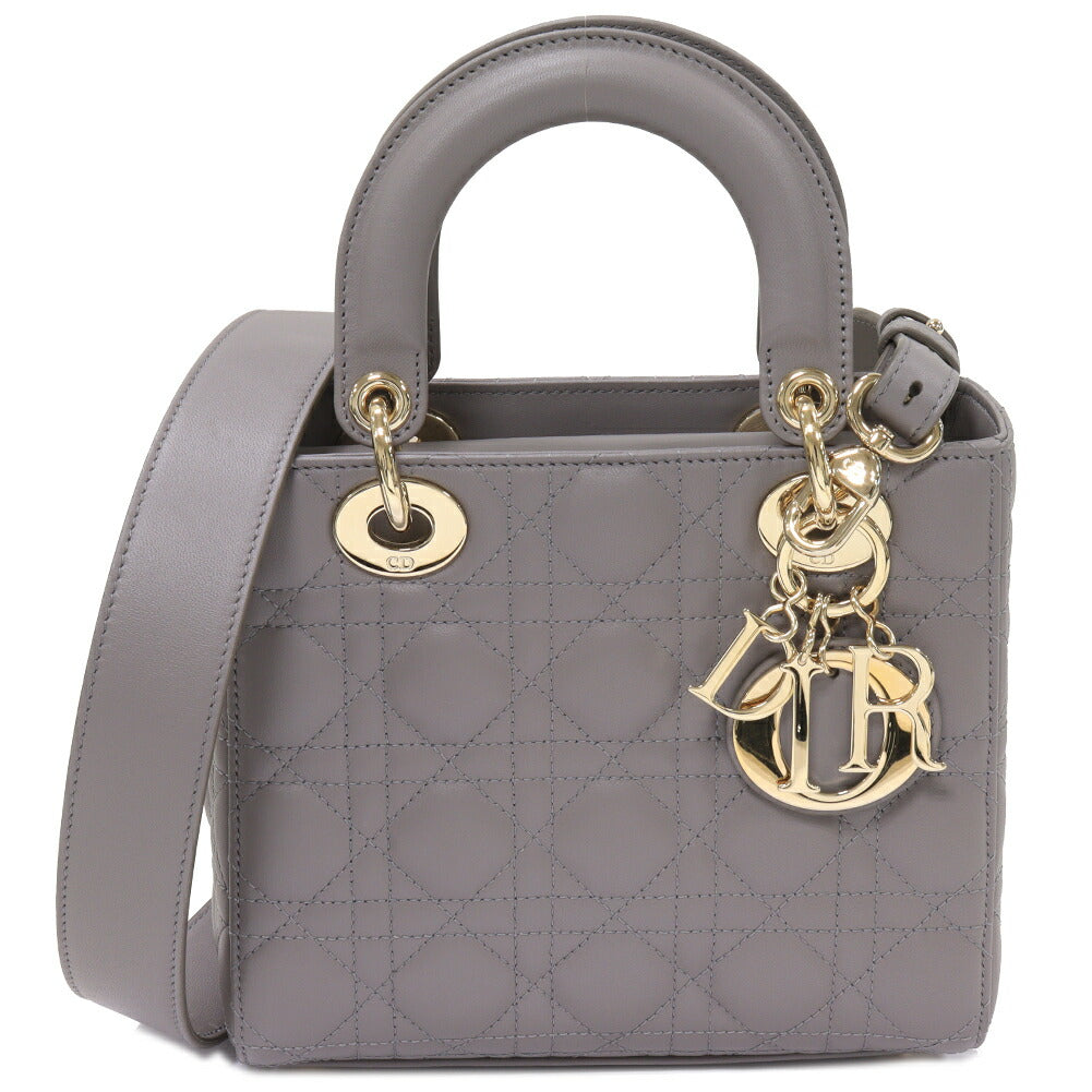 Dior Lady Dior Small Lambskin Handbag