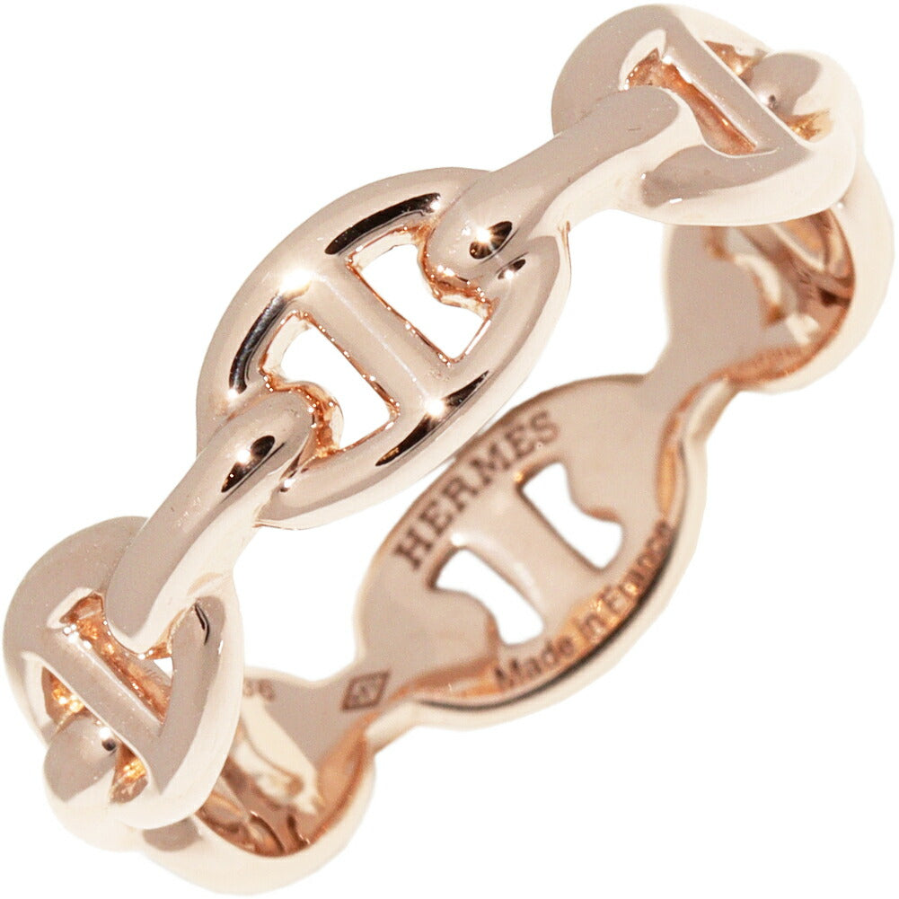 Hermes Ring K18PG Chaine d'Ancre PM