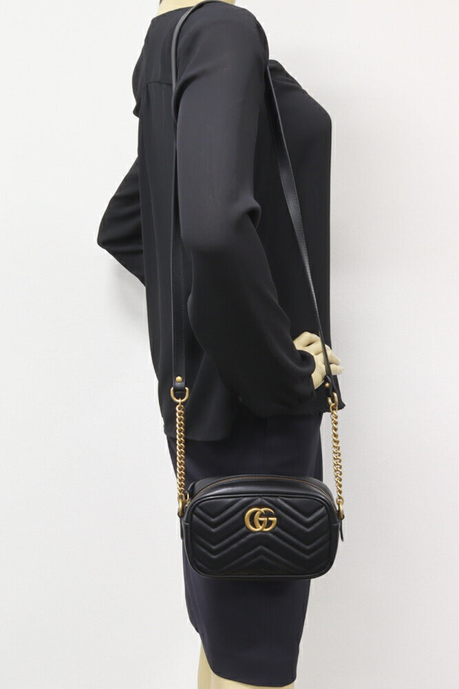 Gucci GG Marmont Quilted Mini Shoulder Bag