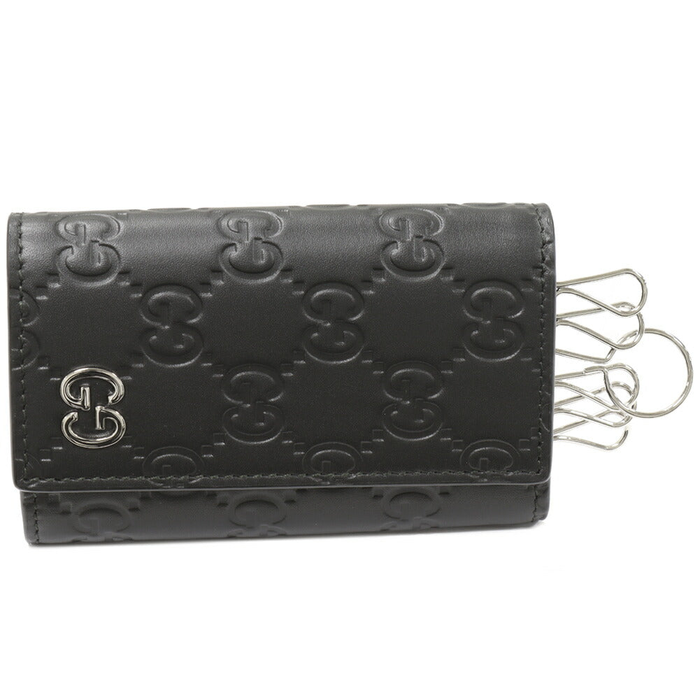 Gucci Leather Key Case Black