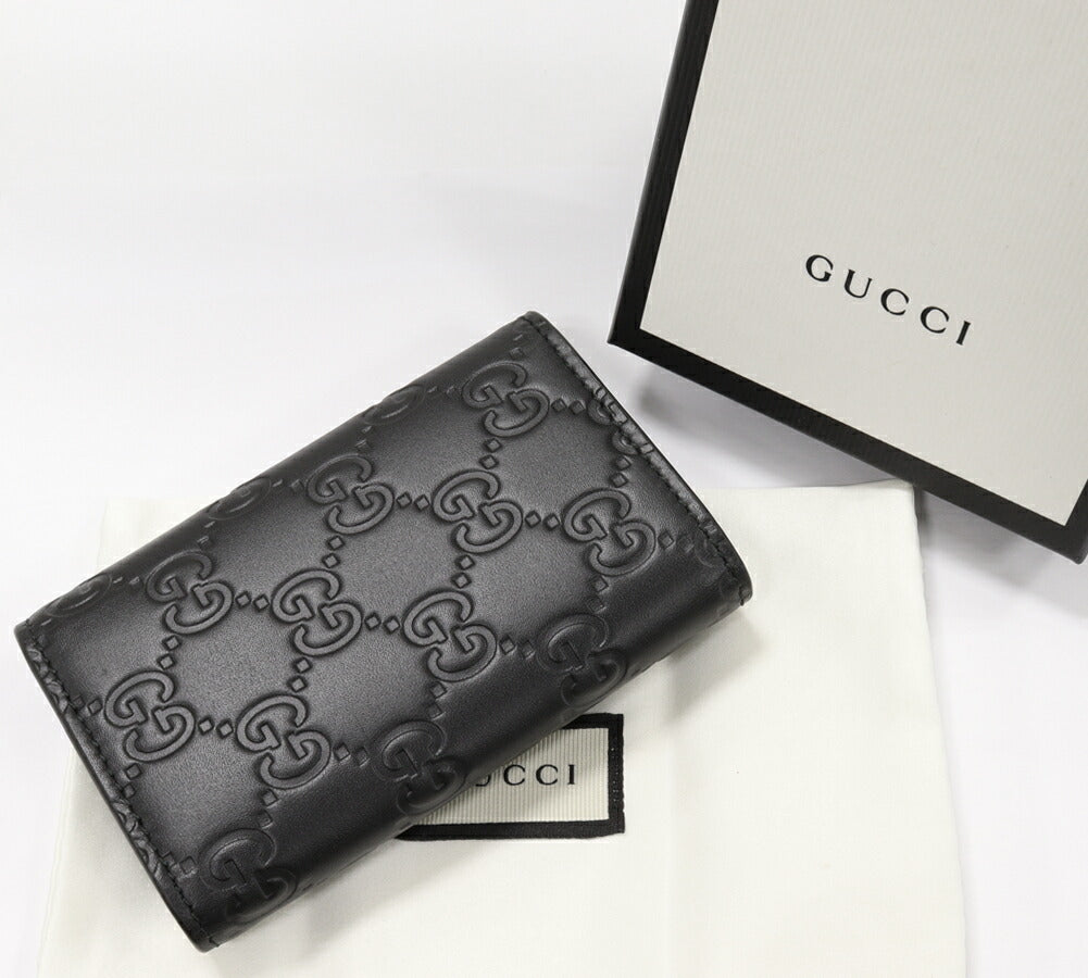 Gucci Leather Key Case Black