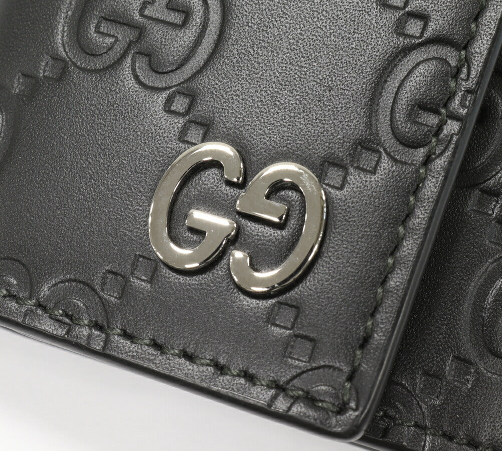 Gucci Leather Key Case Black