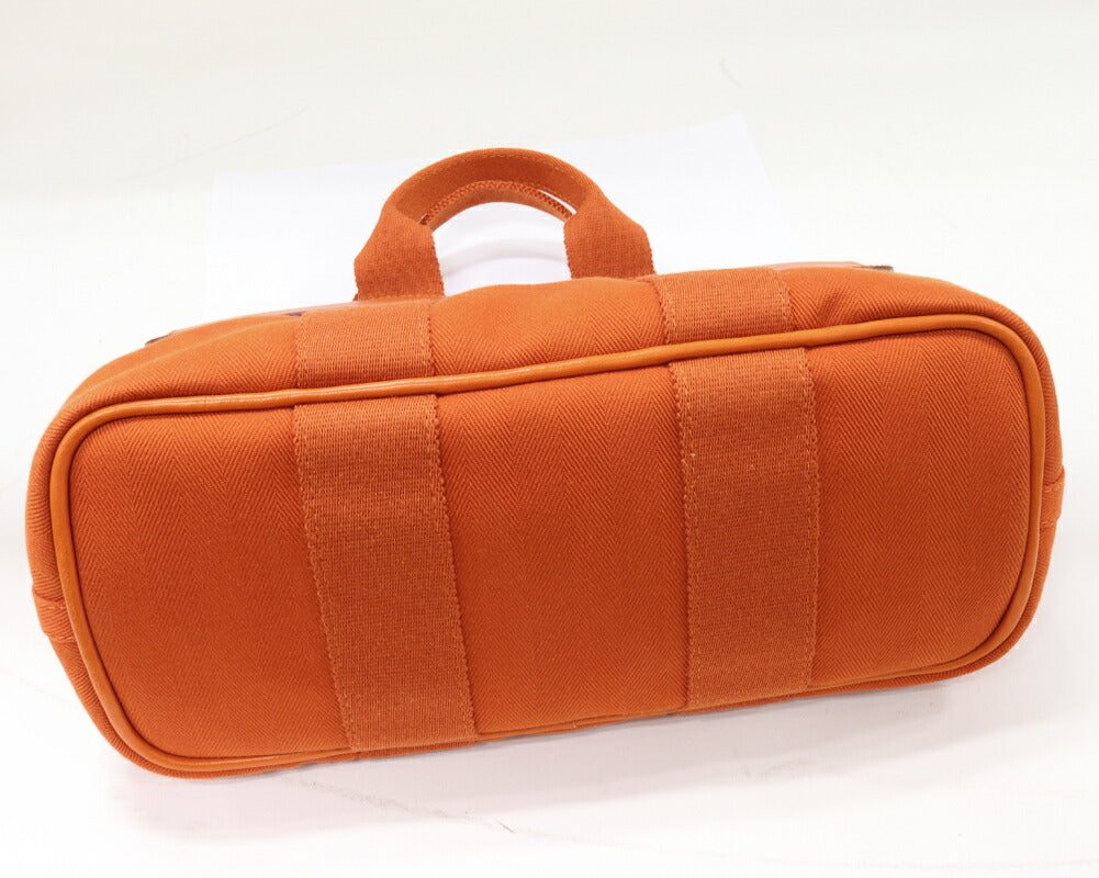 Hermes Valparaiso PM Handbag Tote Orange