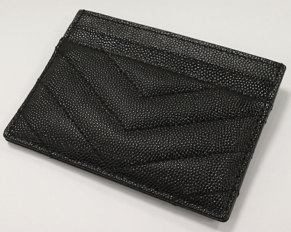 Yves Saint Laurent Embossed Leather Card Case