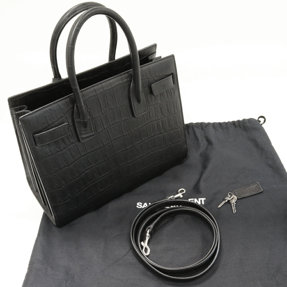 Yves Saint Laurent Sac de Jour Baby Handbag Black