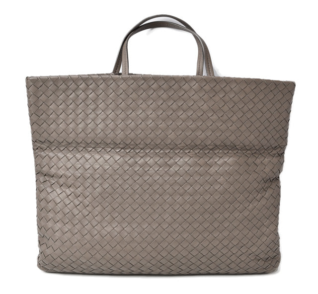 Bottega Veneta Nappa 2way Tote/Shoulder Bag Intrecciato Charcoal Gray in Excellent Condition