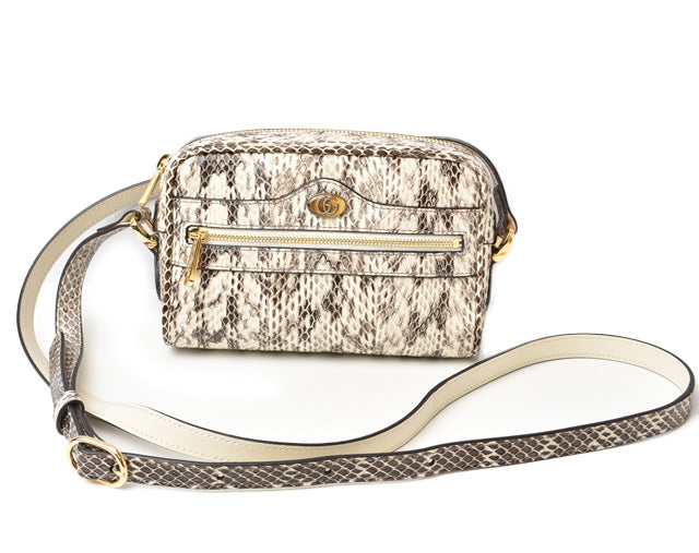 Gucci Python Leather Crossbody Bag 517350 in Pristine Condition