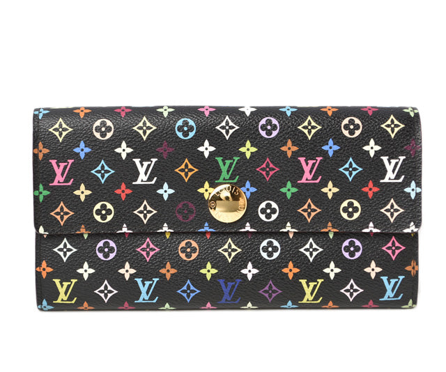 Louis Vuitton Monogram Multicolor Canvas Sarah Long Wallet M93533