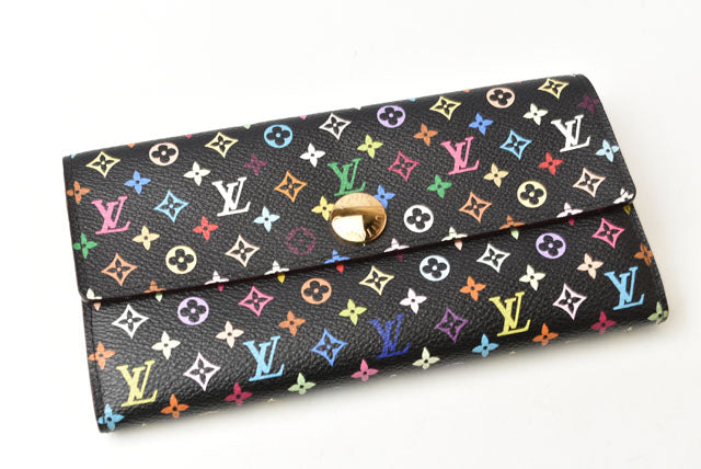 Louis Vuitton Monogram Multicolor Canvas Sarah Long Wallet M93533