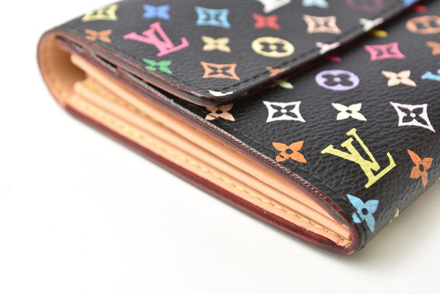 Louis Vuitton Monogram Multicolor Canvas Sarah Long Wallet M93533