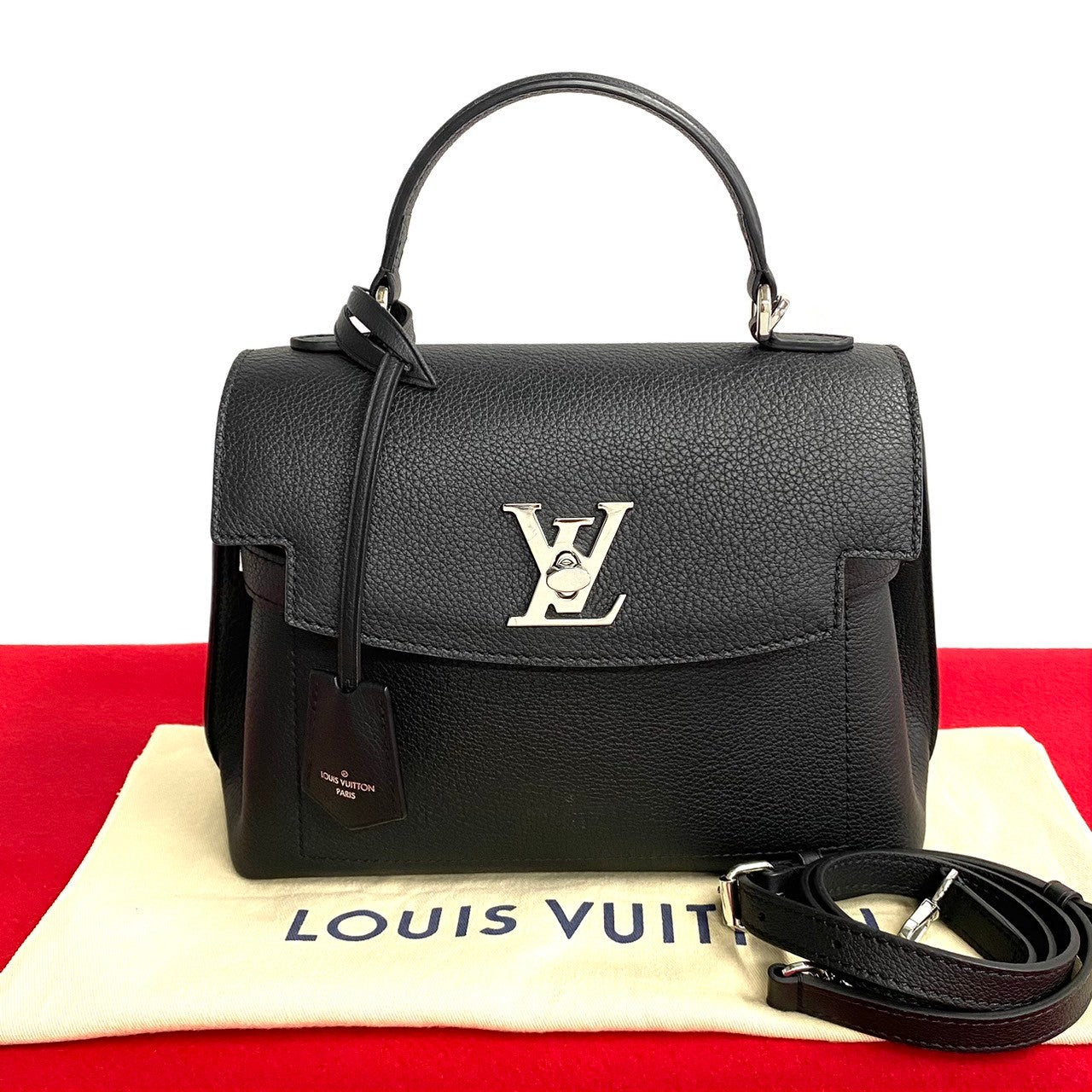 Louis Vuitton Lock Me Ever Mini Leather Handbag M20997 in Excellent condition