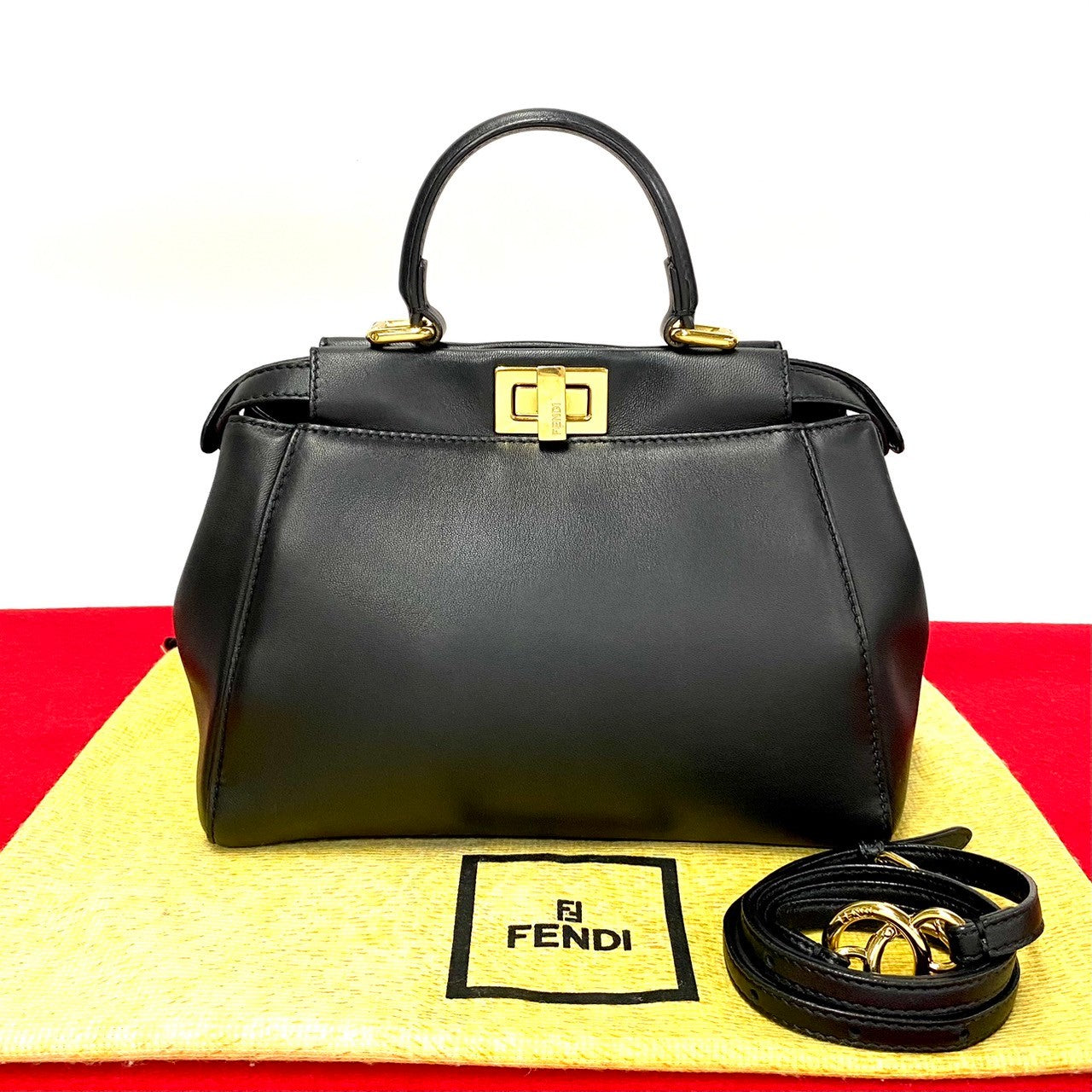 Peekaboo Mini Leather Handbag