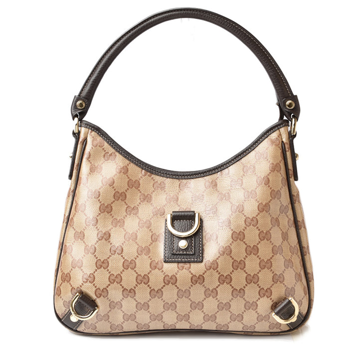 Gucci GG Crystal Shoulder/Handbag Brown/Beige