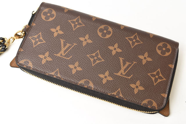 Louis Vuitton Monogram Canvas Long Wallet Zippy Wallet Shady Cat's Eye M68796