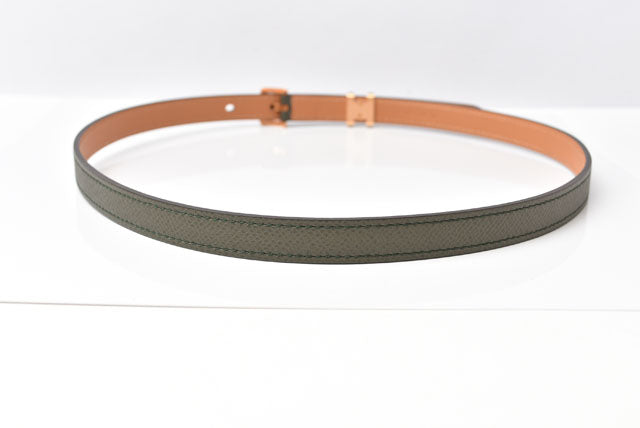 Hermes Belt Vaux Epson 70 Gold Hardware in Pristine Condition